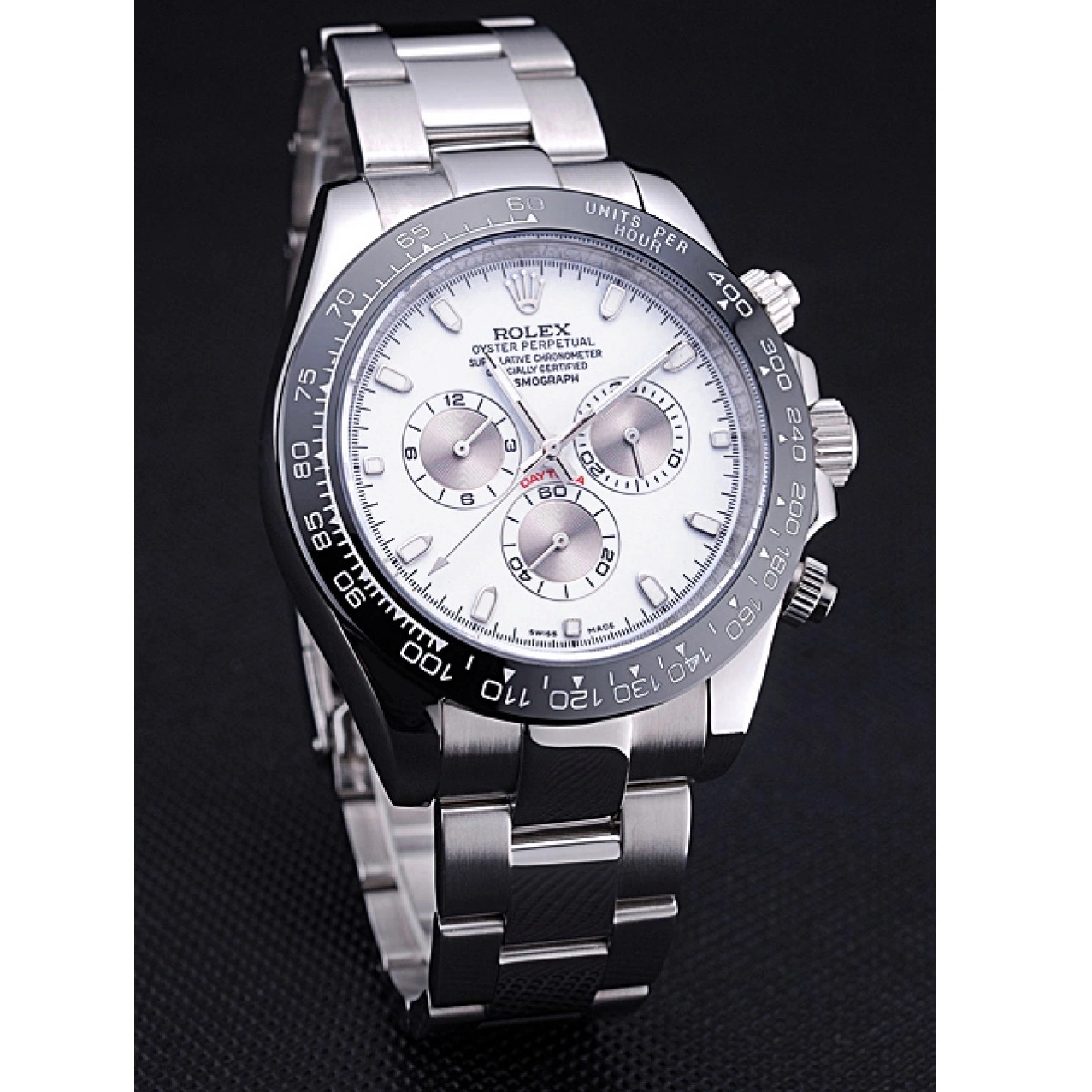 Good Copy Rolex Watches Steel Bracelet Daytona White Rolex Cosmograph Stainless Dial 622542 0719
